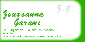 zsuzsanna garami business card